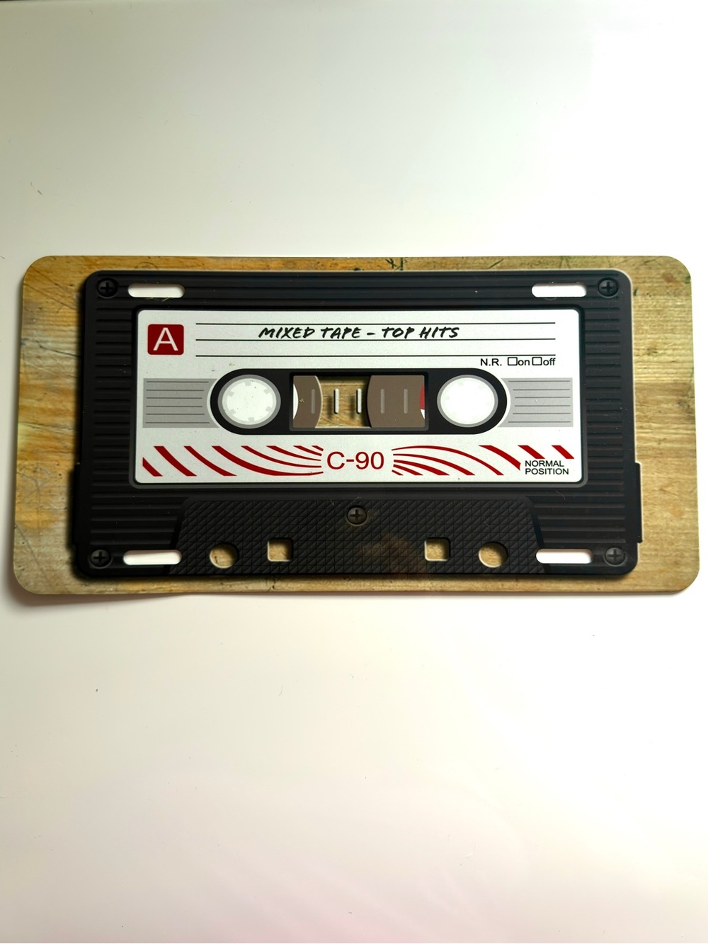 Retro Cassette Tape License Plate!